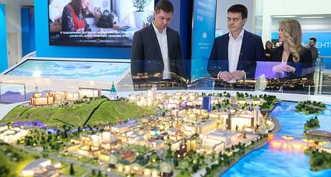 В Красноярске открылась экспозиция с Международной выставки «Россия»