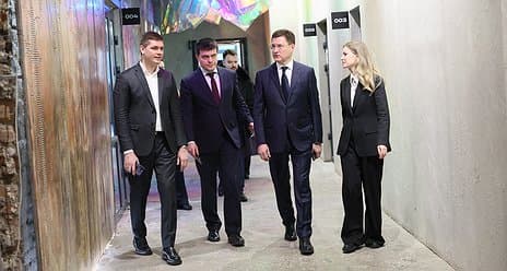 Александр Новак побывал в креативном кластере «Квадрат»